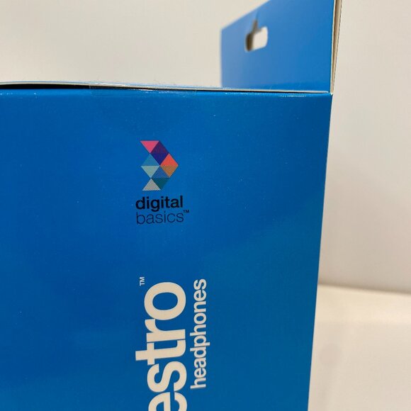 Sonic Maestro Stereo Headphones in Factory Seal box - Navy Blue - Picture 3 of 7